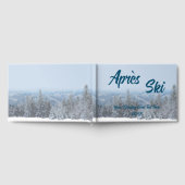Snowy Mountain Forest Apres Ski Wedding Event Gastenboek (Volledig)