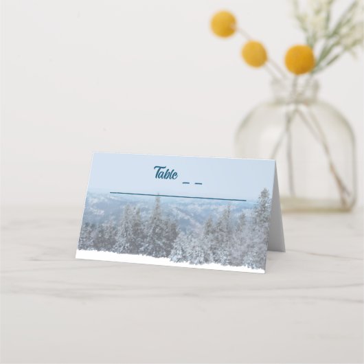 Snowy Mountain Forest Wedding (Voorkant)