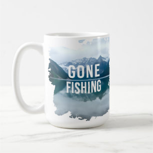 Snowy Mountain Lake Gone Gevist Koffiemok