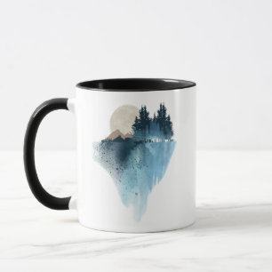 Snowy Mountain Landscape Mok