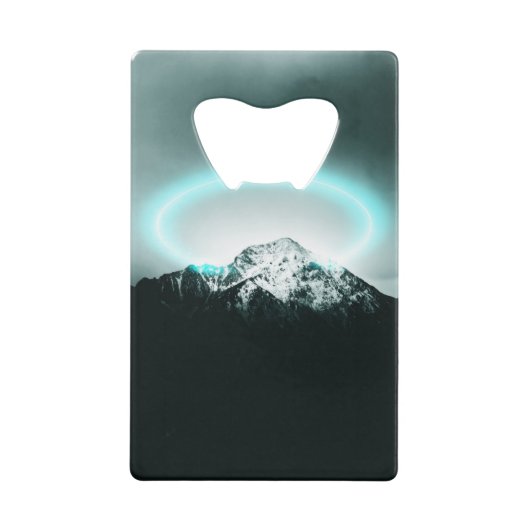 Snowy mountain mysterious blue neon light (Devant)