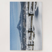 Snowy Mountain Schilderachtig Jigzaag Puzzle Legpuzzel (Verticaal)