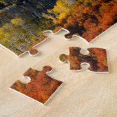 Snowy Mountain & Trees Legpuzzel (Zijkant)