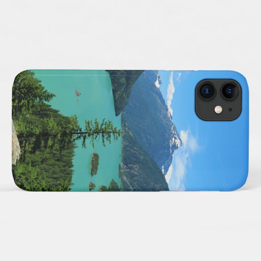 Snowy Mountain Turquoise Lake in Washington Case-Mate iPhone Case (Achterkant (horizontaal))