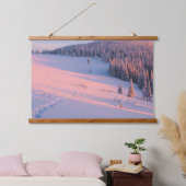 Snowy Mountains Hangend Wandkleed (Slaapkamer)