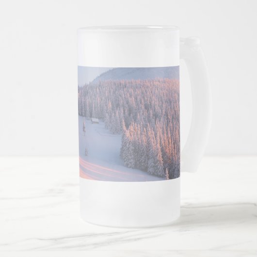 Snowy Mountains Matglas Bierpul (Voorkant rechts)