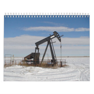 Snowy Oil Lease Wells Kalender