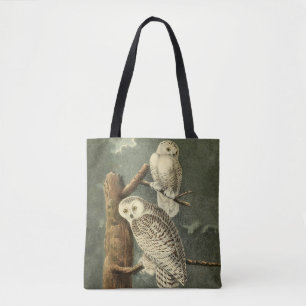 Snowy Owl Audubon Bird Artwork Draagtas