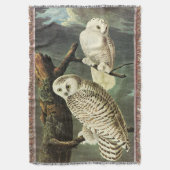 Snowy Owl - Audubon Fine  Birds America Deken (Voorkant Verticaal)