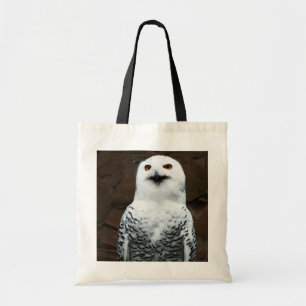 Snowy Owl bit Tote Bag