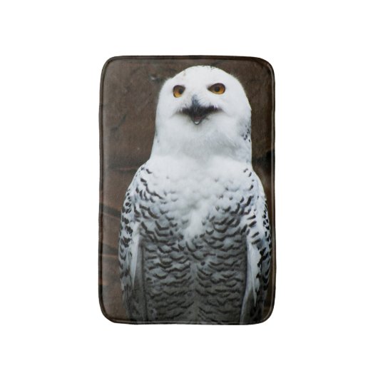 Snowy Owl bmm Badmat (Voorkant Verticaal)