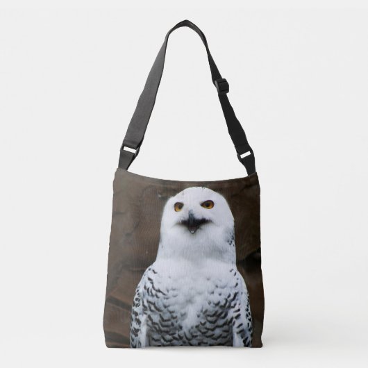 Snowy Owl cbba Crossbody Tas (Voorkant)