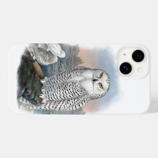  Snowy Owl Gould Case-Mate iPhone Case (Achterkant (horizontaal))