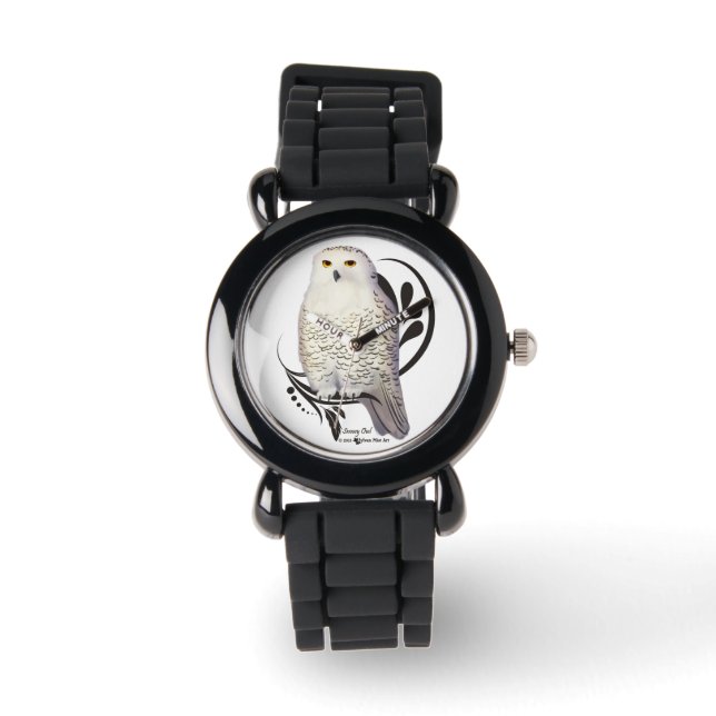 Snowy Owl Horloge (Voorkant)
