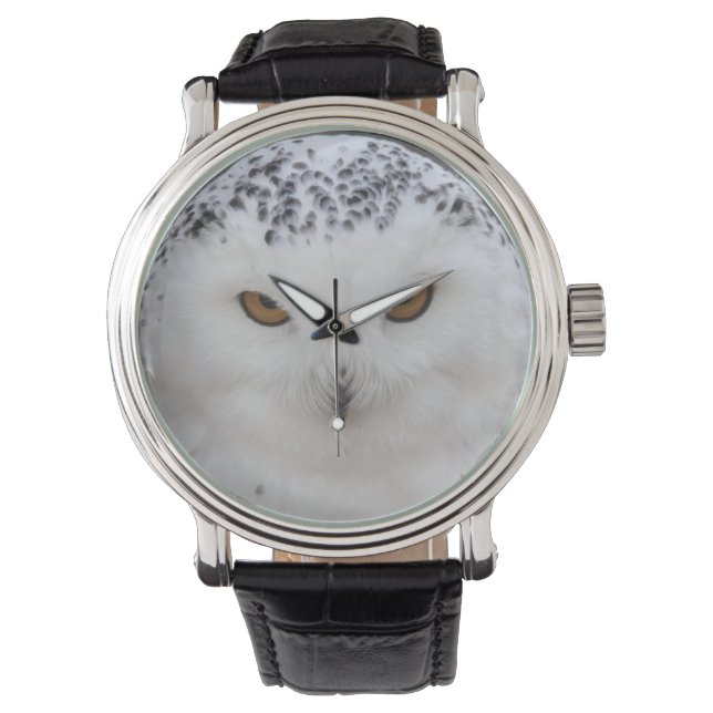 Snowy Owl Horloge (Voorkant)