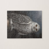 Snowy Owl Jigzaag Puzzle Legpuzzel (Horizontaal)