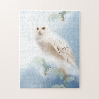 Snowy Owl jigzaagpuzzel Legpuzzel