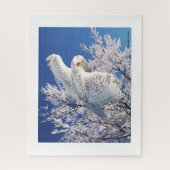"Snowy Owl" Legpuzzel (Verticaal)