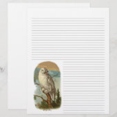  Snowy Owl Lined Letterhead (Voorkant / Achterkant)