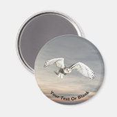 Snowy Owl Magneet (Voorkant / Achterkant)