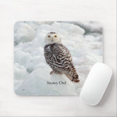 Snowy Owl Mousepad Muismat (Met muis)