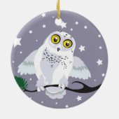 Snowy Owl ornament (Achterkant)