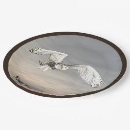 Snowy Owl Papieren Bordje