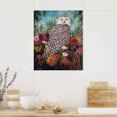 Snowy Owl Poster (Keuken)