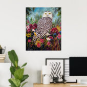 Snowy Owl Poster (Thuiskantoor)