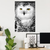 Snowy Owl Poster Print (Thuiskantoor)