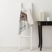 Snowy Owl Sherpa Blanket Sherpa Deken (In situ)