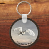 Snowy Owl Sleutelhanger (Voorkant)