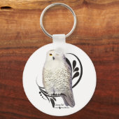 Snowy Owl Sleutelhanger (Voorkant)