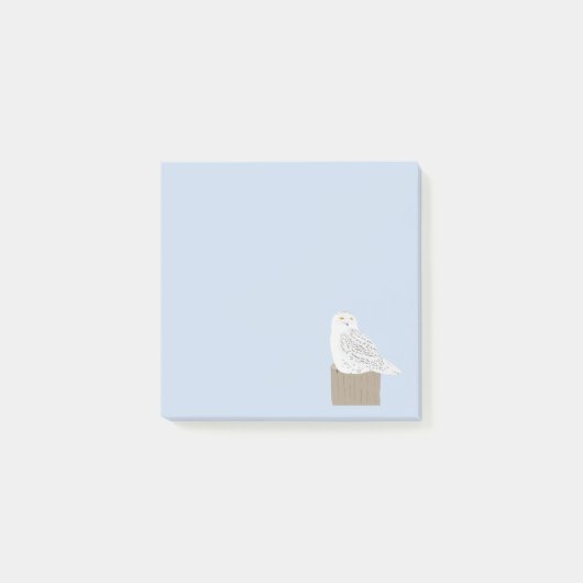 Snowy owl sticker post-it® notes (Voorkant)