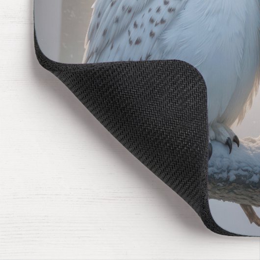 Snowy Owls On a Winter Branch Muismat (Hoek)