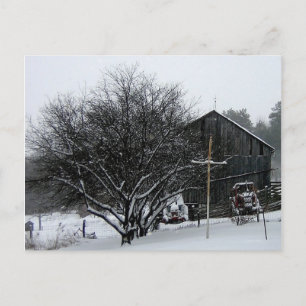 Snowy Parents Yard Briefkaart