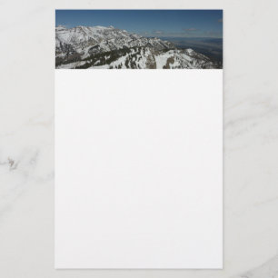 Snowy Peaks van Grand Teton Mountains I Fotografie Briefpapier