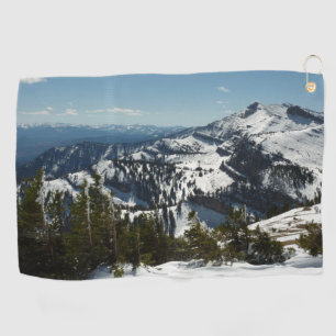 Snowy Peaks van Grand Teton Mountains II Foto Golfhanddoek