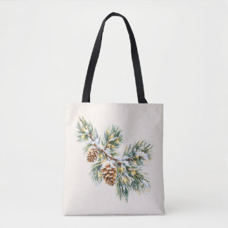 Snowy Pine Branch Draagtas