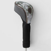 Snowy Pine Branch Winter Natuur Golfheadcover (Schuin)