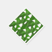 Snowy Pine Forest Servet (Hoek)