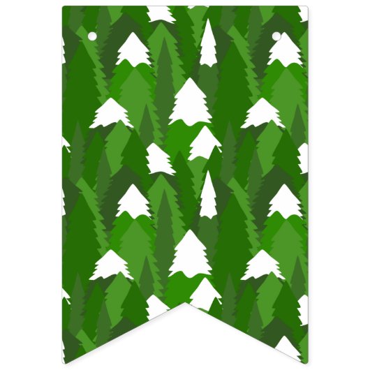 Snowy Pine Forest Vlaggetjes (Tweede vlag)