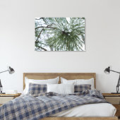 Snowy Pine Needles Winter Natuur Canvas Afdruk (Insitu (Slaapkamer))
