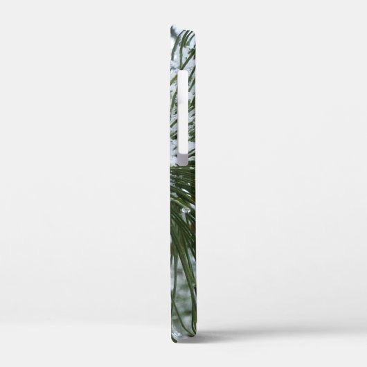 Snowy Pine Needles Winter Natuur Case-Mate iPhone Case (Achterkant / Links)
