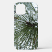 Snowy Pine Needles Winter Natuur Case-Mate iPhone Case (Achterkant)