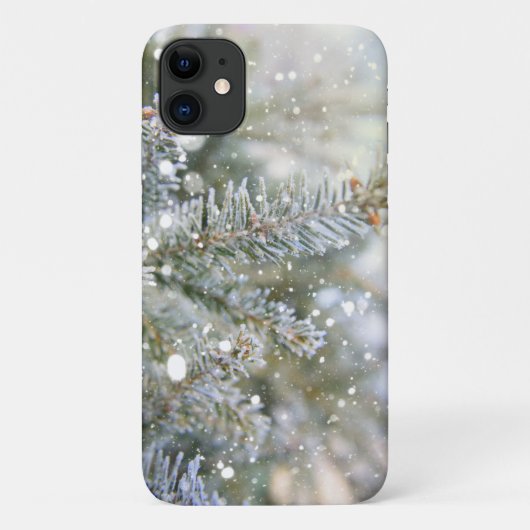Snowy Pine Winter Case-Mate iPhone Case (Achterkant)