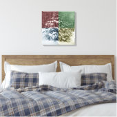 Snowy Pine Wrapped Canvas Afdruk (Insitu (Slaapkamer))