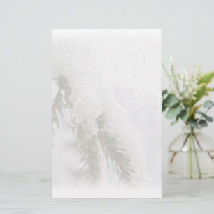 Snowy Pines Briefpapier
