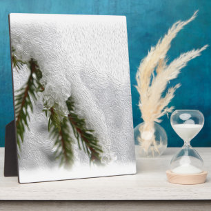 Snowy Pines Fotoplaat