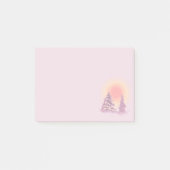 Snowy Pines Post-it® Notes (Voorkant)